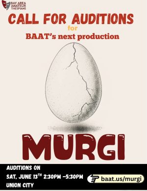 Murgi call for auditions poster